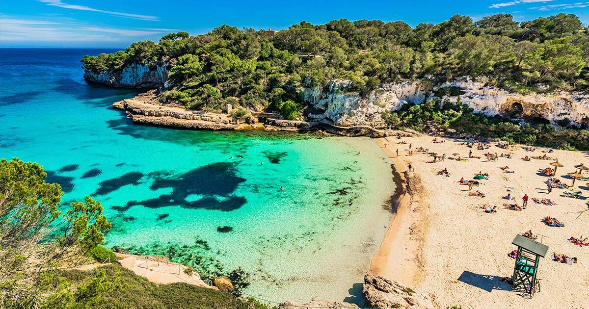 beaches in santanyi Majorca, Cala Llombards